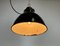 Industrial Bauhaus Black Enamel Pendant Lamp from Elektrosvit, 1930s 14