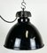 Industrial Bauhaus Black Enamel Pendant Lamp from Elektrosvit, 1930s, Image 5