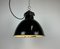 Industrial Bauhaus Black Enamel Pendant Lamp from Elektrosvit, 1930s 13