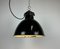 Industrial Bauhaus Black Enamel Pendant Lamp from Elektrosvit, 1930s, Image 13