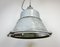 Lámpara colgante de fábrica polaca industrial de aluminio fundido de Mesko, años 70, Imagen 8