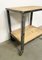 Industrial Side Table on Wheels, 1960s, Image 3