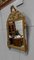 Espejo estilo Luis XVI pequeño de madera dorada, años 20, Imagen 3