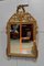 Espejo estilo Luis XVI pequeño de madera dorada, años 20, Imagen 11
