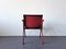 Wine Red Synthesis 45 Armchair by Ettore Sottsass for Olivetti, Italy, 1970s 3