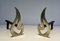 Brass Flame Andirons, 1970s, Set of 2, Image 11