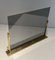 Smoked Glass and Brass Fire Screen, 1970s, Image 12