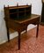 Desk Table in Walnut with Dayls Raised & 3 Drawers, Italy 2