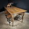 Vintage Wooden Dining Table, 1900s 15