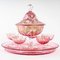 19th Century Pink Crystal Dinner Service 2