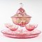 Servizio da tavola in cristallo rosa, XIX secolo, Immagine 2