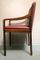 Danish Red Leatherette Desk Chair, 1960s, Image 4