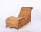 Mid-Century Modern Italian Bamboo & Wicker Chaise Longue, 1960s 4