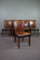 Leather Dining Room Chairs, Set of 5, Image 1