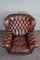 Poltrona Chesterfield vintage in pelle, Immagine 6