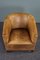 Vintage Brown Leather Armchair 6