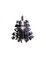 Modern Chandelier in Black Plastic Material 6