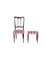 Refined Chair with Stool in Victorian Style, Set of 2 3