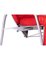 Fauteuil Inclinable en Cuir Rouge 5