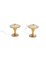 Lampes de Bureau Mid-Century en Laiton, Bois et Verre, Set de 2 1