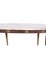 Tavolino da caffè in marmo e ottone, anni '50, Immagine 4