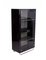Cabinet with Two Black Glass Doors & Three Shelves, 1970s 1