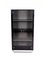 Cabinet with Two Black Glass Doors & Three Shelves, 1970s 4