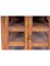 Two-Door Display Cabinet in Acacia Wood with Decorations 2