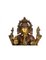 Metallstatue aus Messing mit Darstellung der Gottheit Ganesh 2