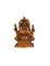 Metallstatue aus Messing mit Darstellung der Gottheit Ganesh 8