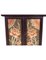 Cabinet in Acacia & Rattan Wood with Painted Decorations 3