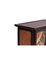 Cabinet in Acacia & Rattan Wood with Painted Decorations 2