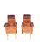 Brown Suede Armchairs with Footrests, Set of 4 4