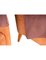 Brown Suede Armchairs with Footrests, Set of 4, Image 7