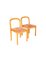 Wooden Chairs with Suede Seat, Set of 4 5