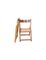 Walnut Folding Chairs with Straw Seats, Set of 2 2