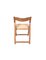 Walnut Folding Chairs with Straw Seats, Set of 2 7