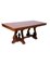 Walnut-Colored Wooden Desk Table 6