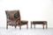 Mid-Century Lounge Chair & Ottoman from Arne Norell, Image 4