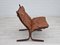 Sedia Siesta vintage di Ingmar Relling in pelle e legno curvato per Westnofa, Norvegia, anni '60, Immagine 18