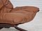 Vintage Norwegian Siesta Chair by Ingmar Relling in Leather & Bentwood for Westnofa, 1960s 11