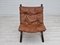 Norwegischer Vintage Siesta Stuhl von Ingmar Relling aus Leder & Bugholz für Westnofa, 1960er 3