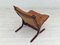 Sedia Siesta vintage di Ingmar Relling in pelle e legno curvato per Westnofa, Norvegia, anni '60, Immagine 16