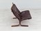 Norwegischer Vintage Siesta Stuhl von Ingmar Relling aus Leder & Bugholz für Westnofa, 1960er 14