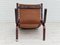 Norwegischer Vintage Siesta Stuhl von Ingmar Relling aus Leder & Bugholz für Westnofa, 1960er 5