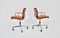 Charles & Ray Eames zugeschriebene Soft Pad Chairs aus Leder für ICF, 1970er, 2er Set 6