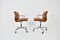 Charles & Ray Eames zugeschriebene Soft Pad Chairs aus Leder für ICF, 1970er, 2er Set 4