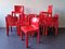 Roter 4875 Stuhl von Carlo Bartoli für Kartell, Italien, 1972 2