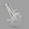 Rocking Chair No.3 par Illum Wikkelsø pour Niels Eilersen, Danemark, 1950s 2