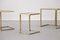 French Brass Nesting Tables, 1950s 11
